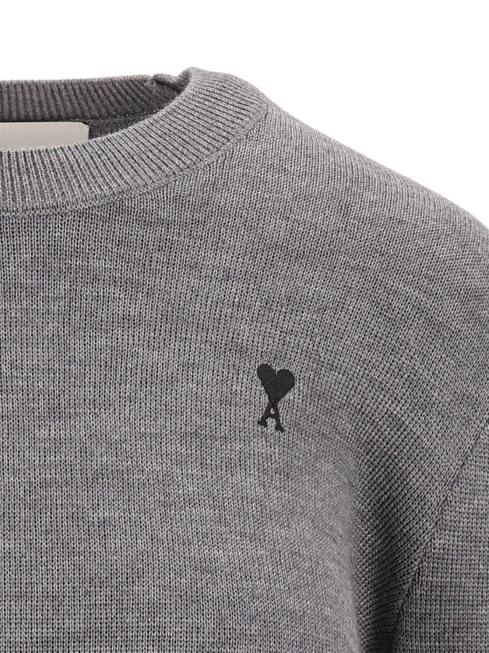 Ami Women Ami De Cœur Crew-Neck Sweater AMI PARIS