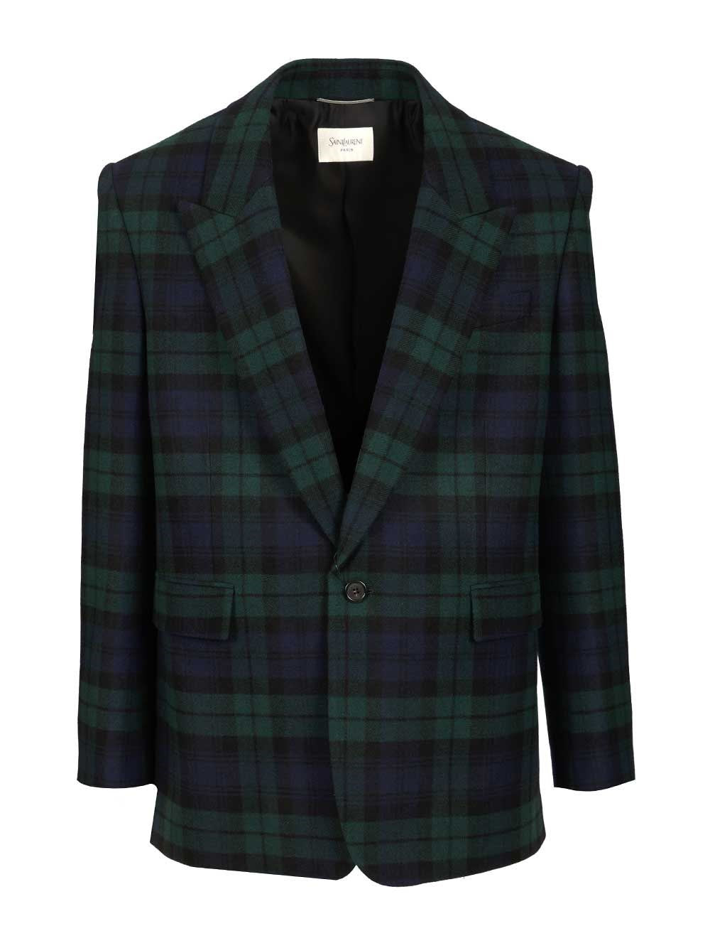 Saint Laurent Men Tartan Jacket SAINT LAURENT