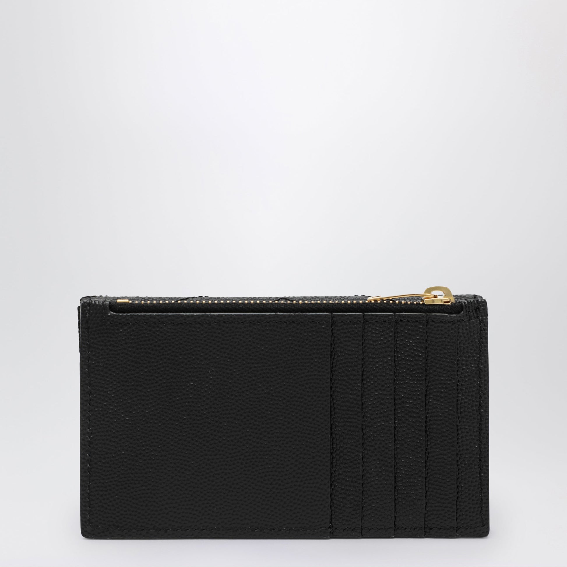 Saint Laurent Black Cassandre Matelasse Flap Card Holder Women SAINT LAURENT