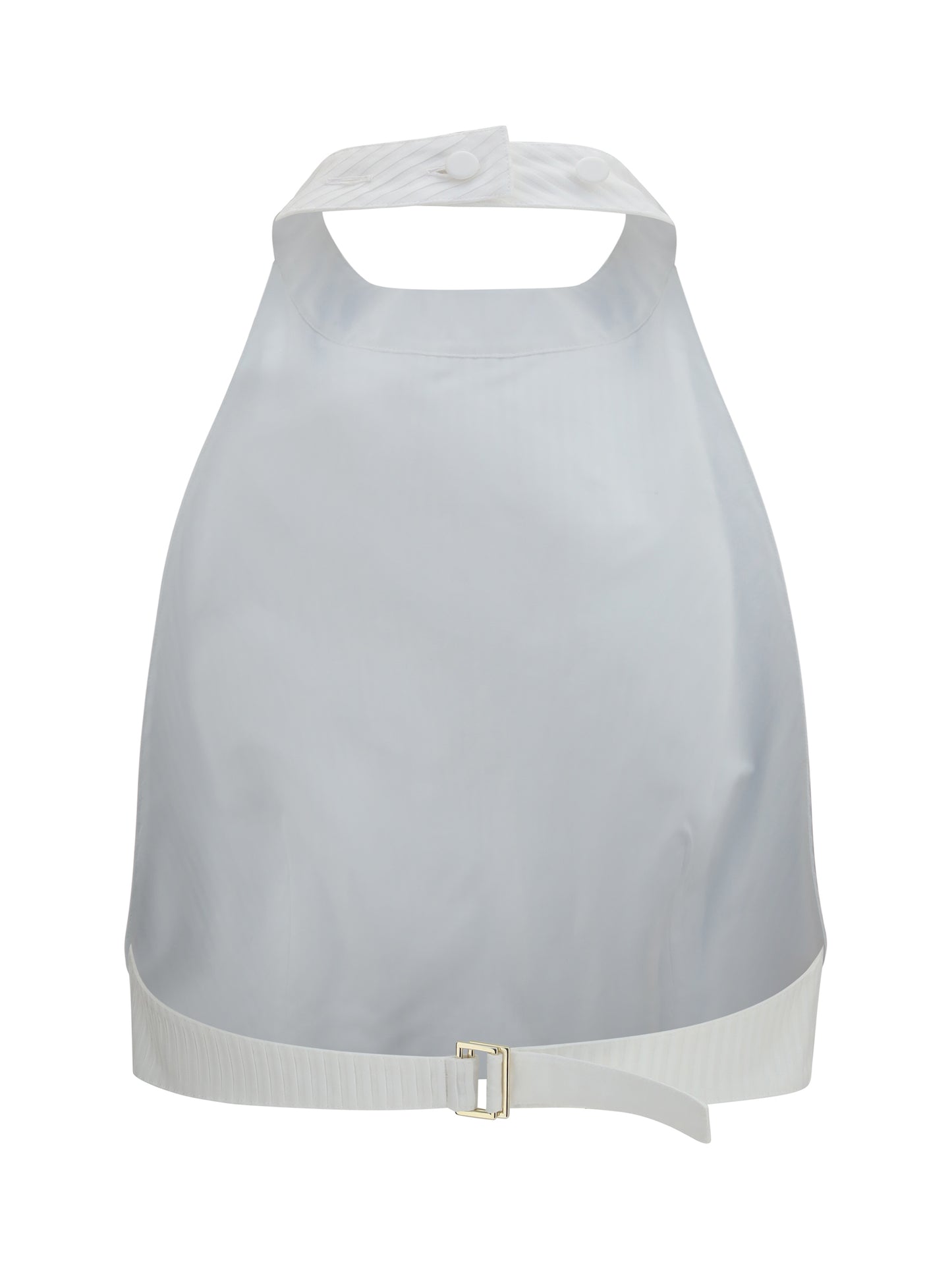 Alaïa Women Cotton Poplin Plastron Top ALAIA