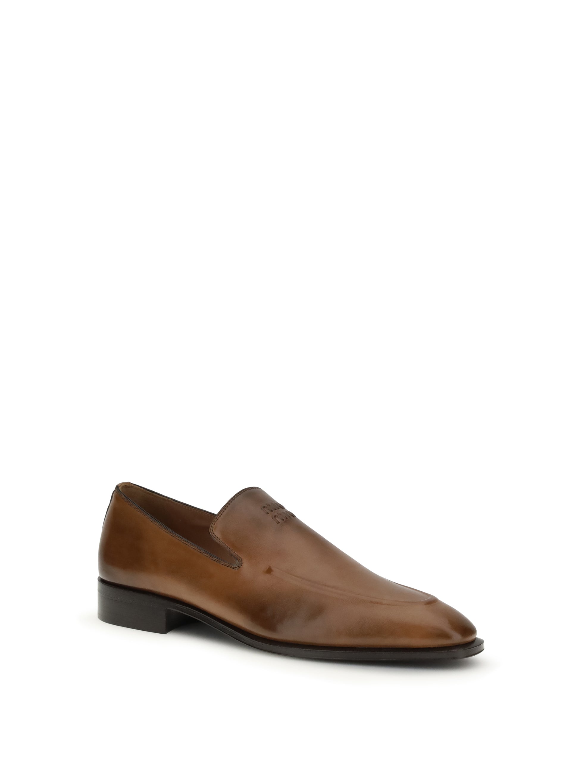 Miu Miu Women Leather Loafers MIU MIU