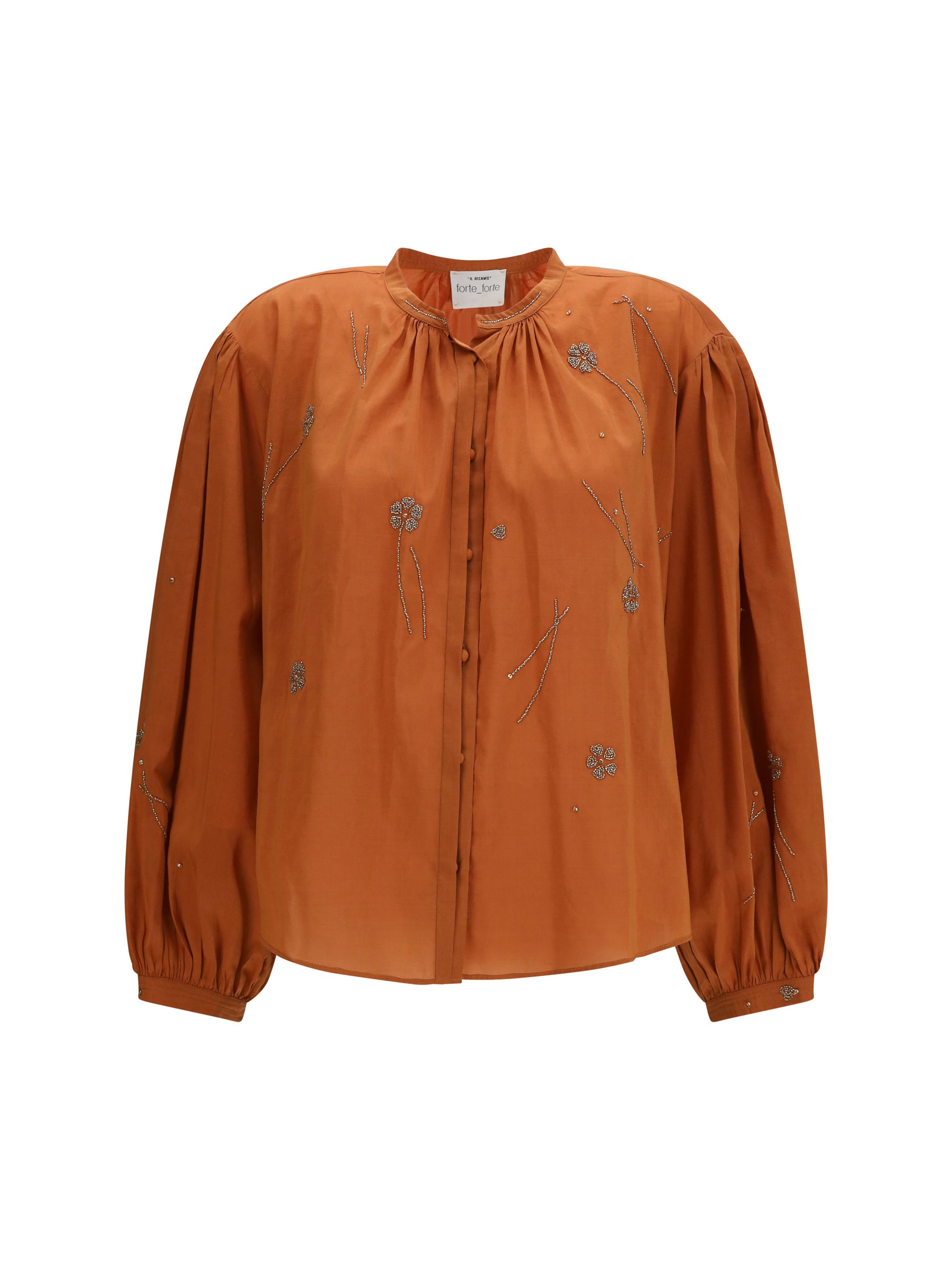 Forte_Forte Women Fleurs D’Orient Embroidered Voile Bohemian Shirt FORTE FORTE