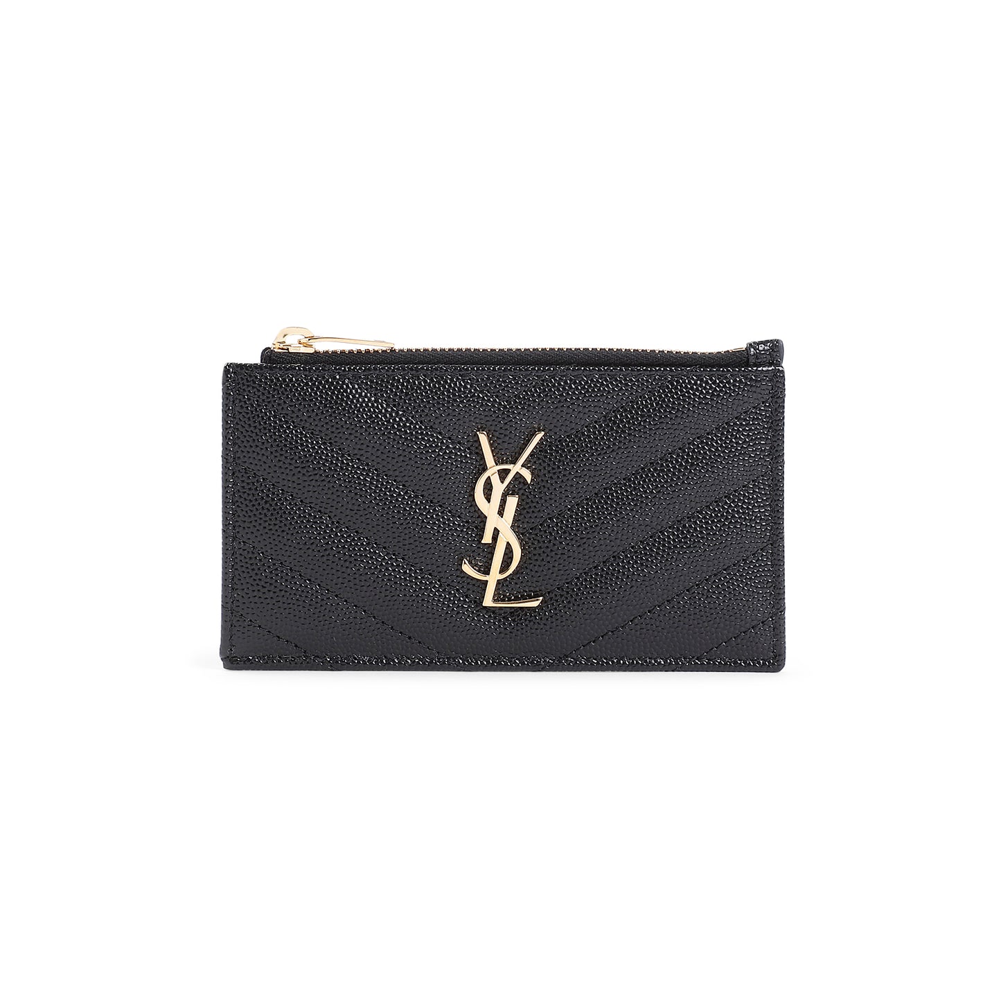 Saint Laurent Zip Card Case Women SAINT LAURENT