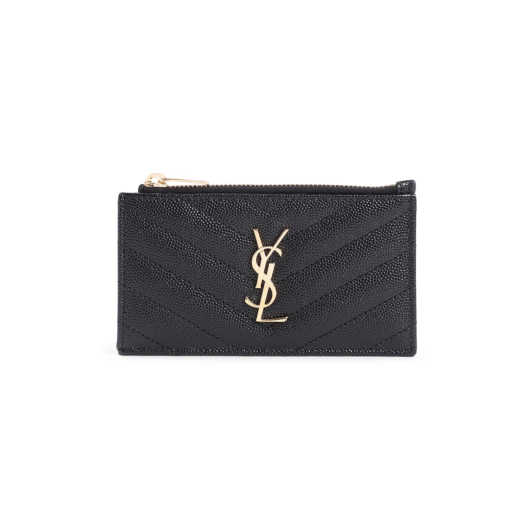 Saint Laurent Zip Card Case Women SAINT LAURENT