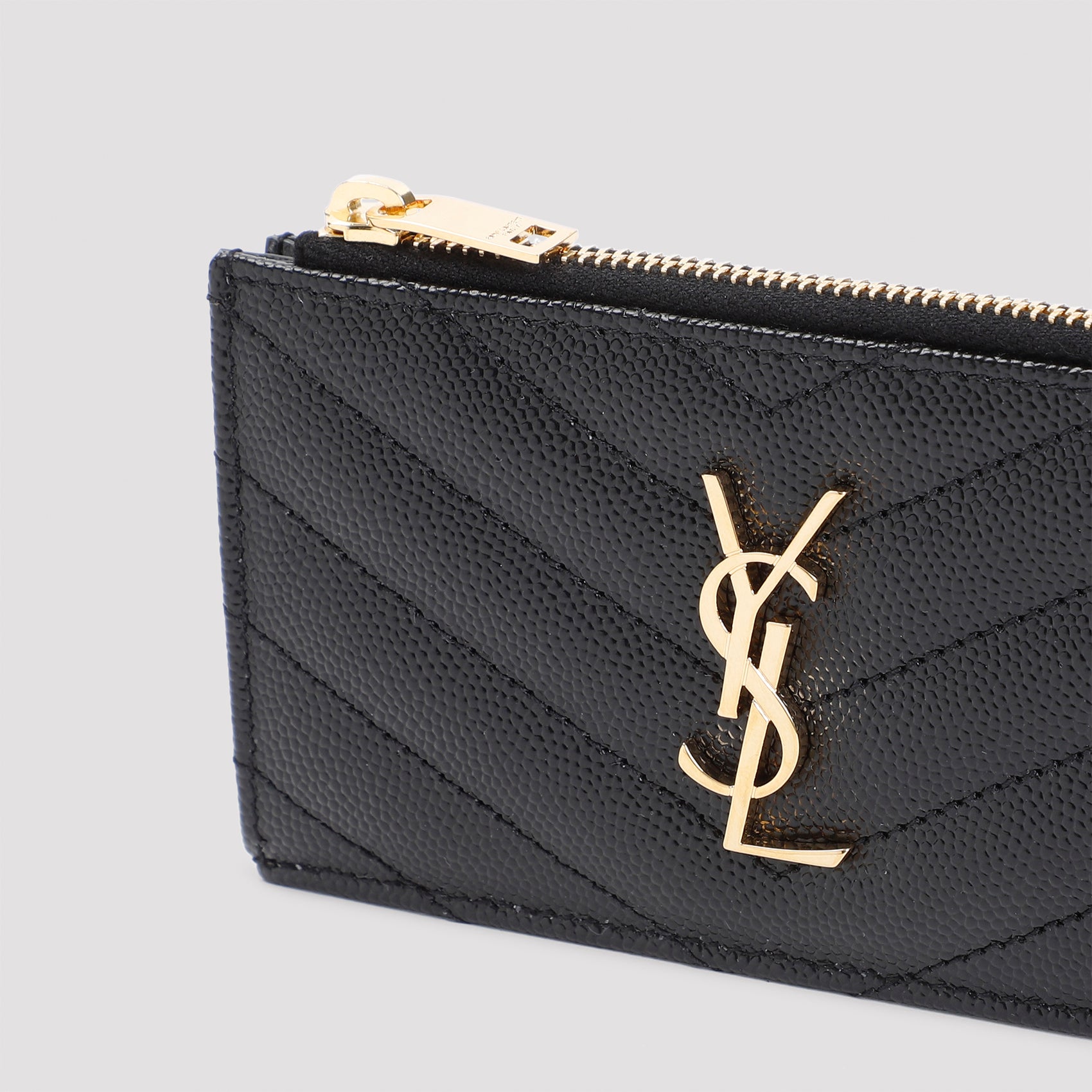 Saint Laurent Zip Card Case Women SAINT LAURENT