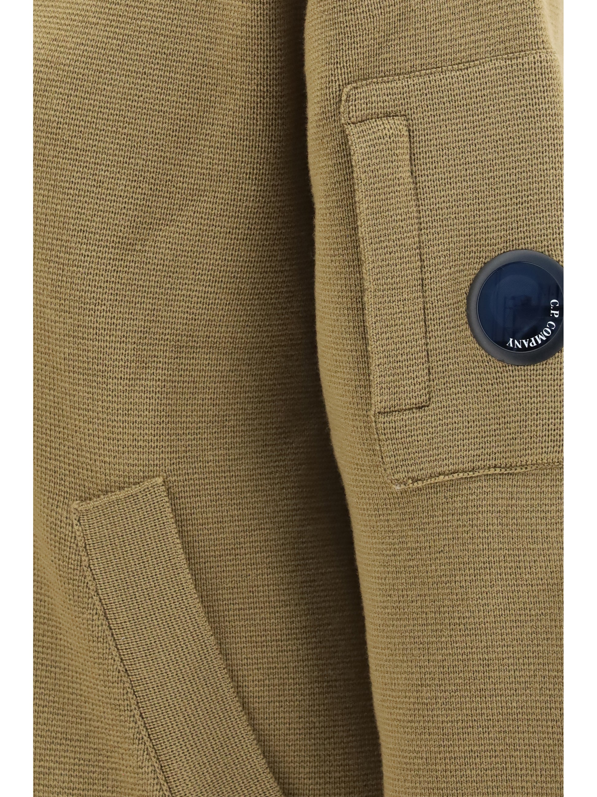 C.P. Company Men Reversible Merino Wool And Stretch Nylon Cardigan C.P. COMPANY
