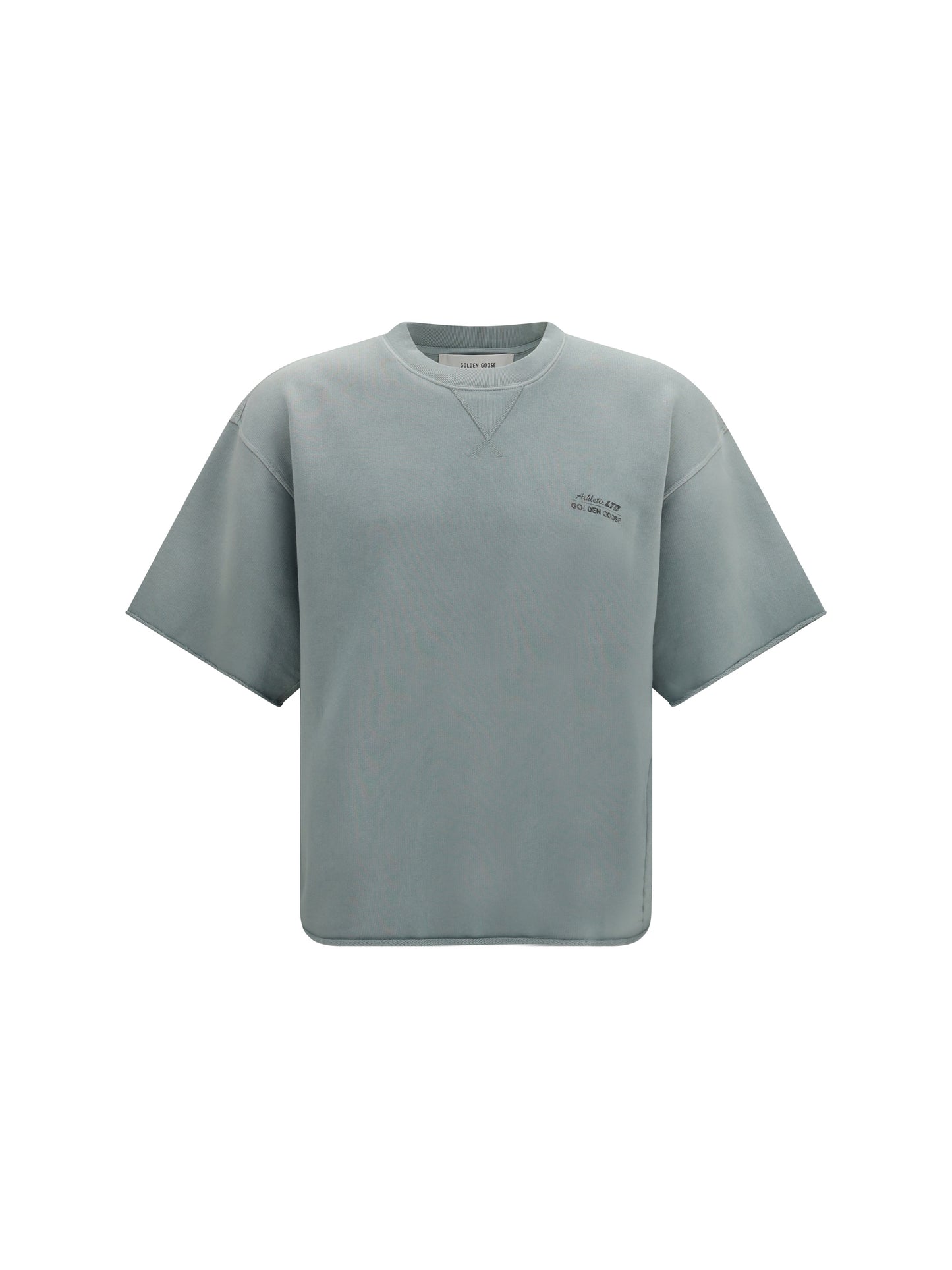 Golden Goose Men Short-Sleeve Sweatshirt With Back Print GOLDEN GOOSE