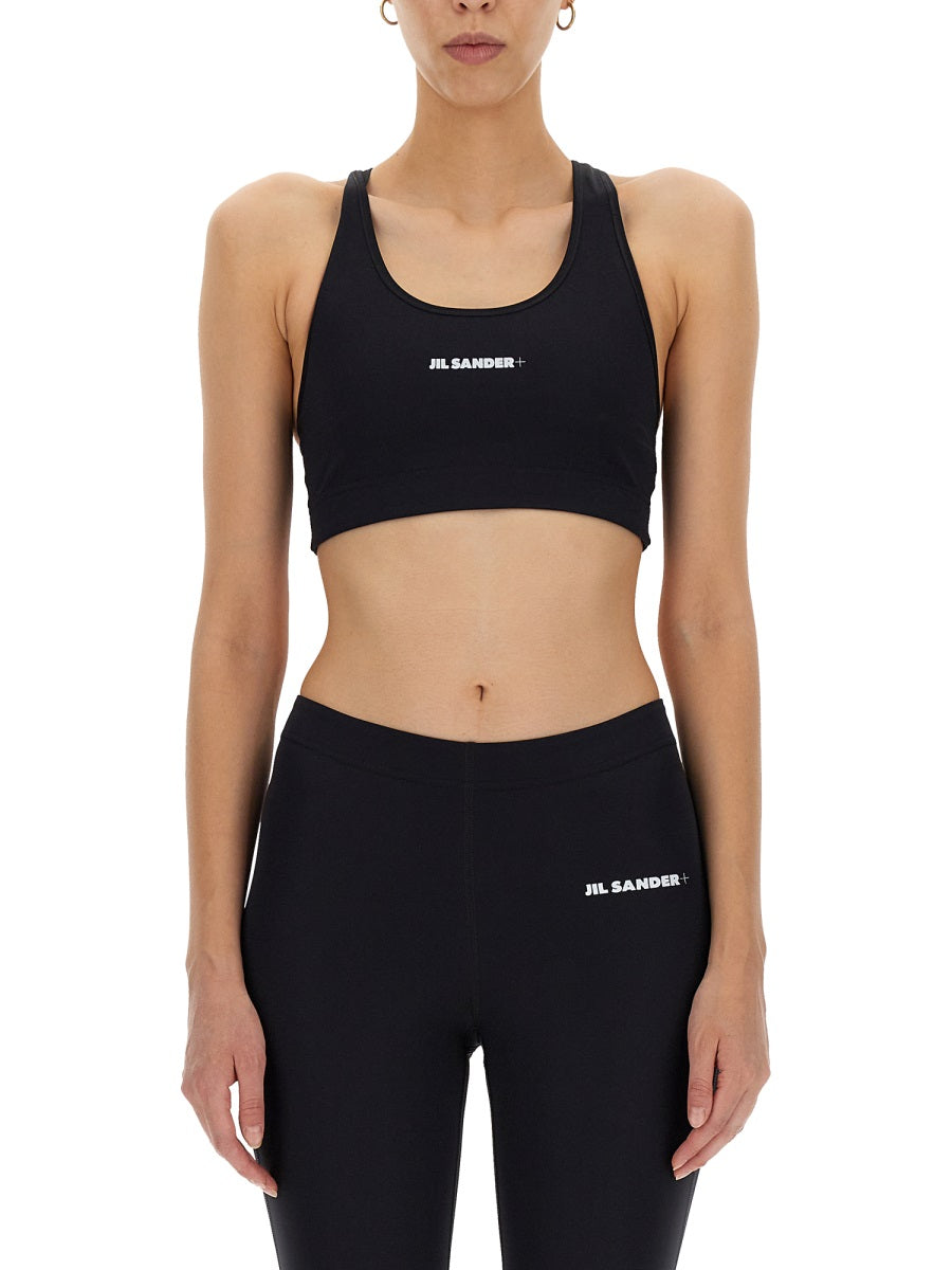 Jil Sander Women Crop Top With Logo