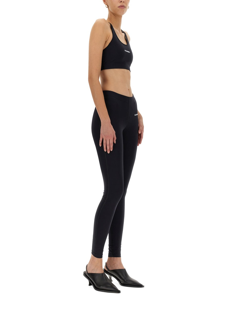 Jil Sander Women Crop Top With Logo