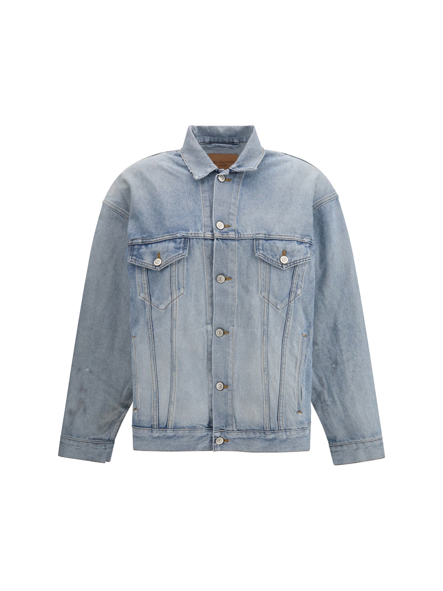 Balenciaga Women Regular-Fit Denim Jacket BALENCIAGA