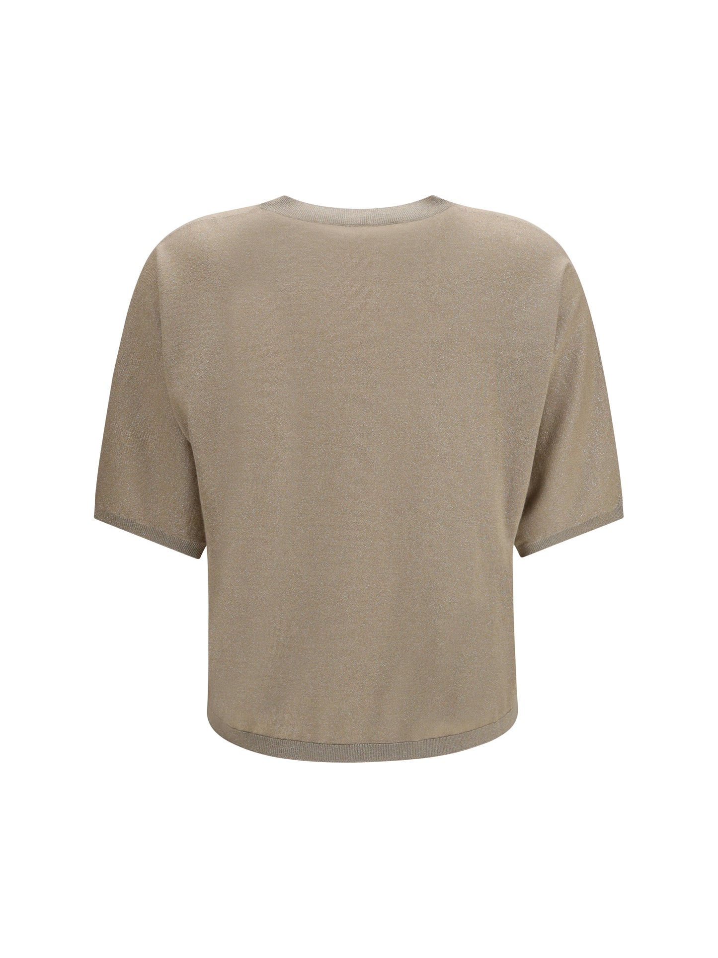 Brunello Cucinelli Women Short-Sleeve Cashmere And Silk Sweater BRUNELLO CUCINELLI