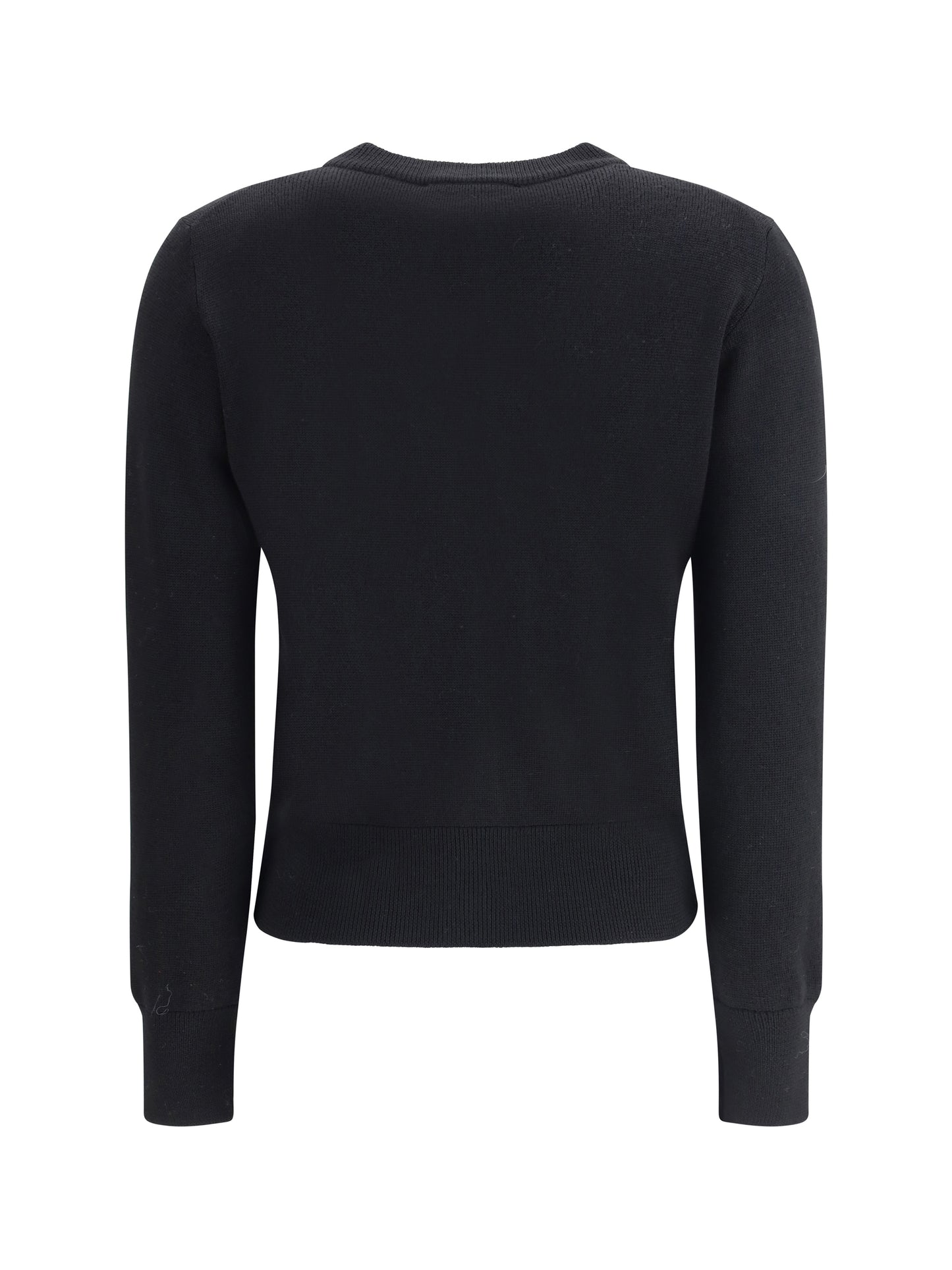 Ami Paris Women Ami De Coeur Merino Wool Cardigan AMI PARIS