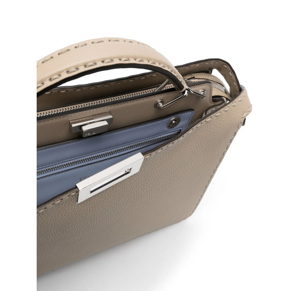 Fendi Neutrals Tote Bags Men FENDI