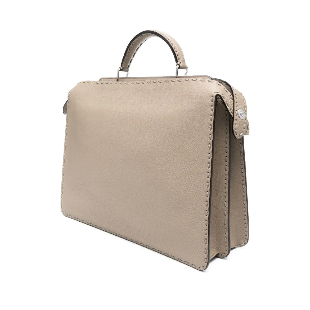 Fendi Neutrals Tote Bags Men FENDI