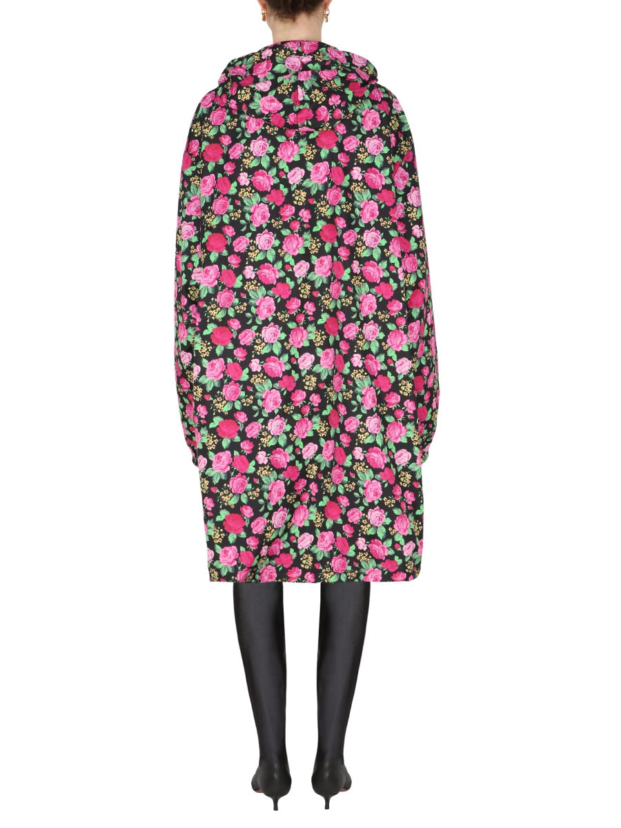 Balenciaga Women Coat With Floral Pattern BALENCIAGA