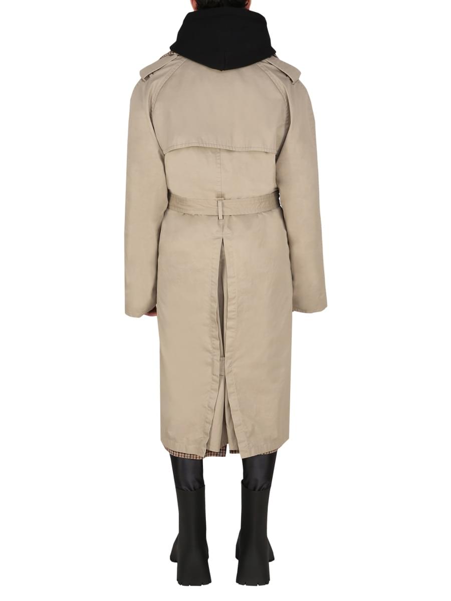 Balenciaga Men Reversible Trench Coat BALENCIAGA