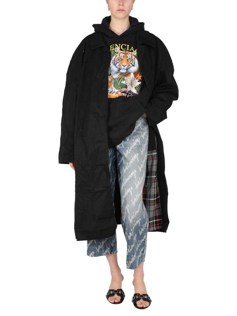Balenciaga Women Oversize Carcoat BALENCIAGA
