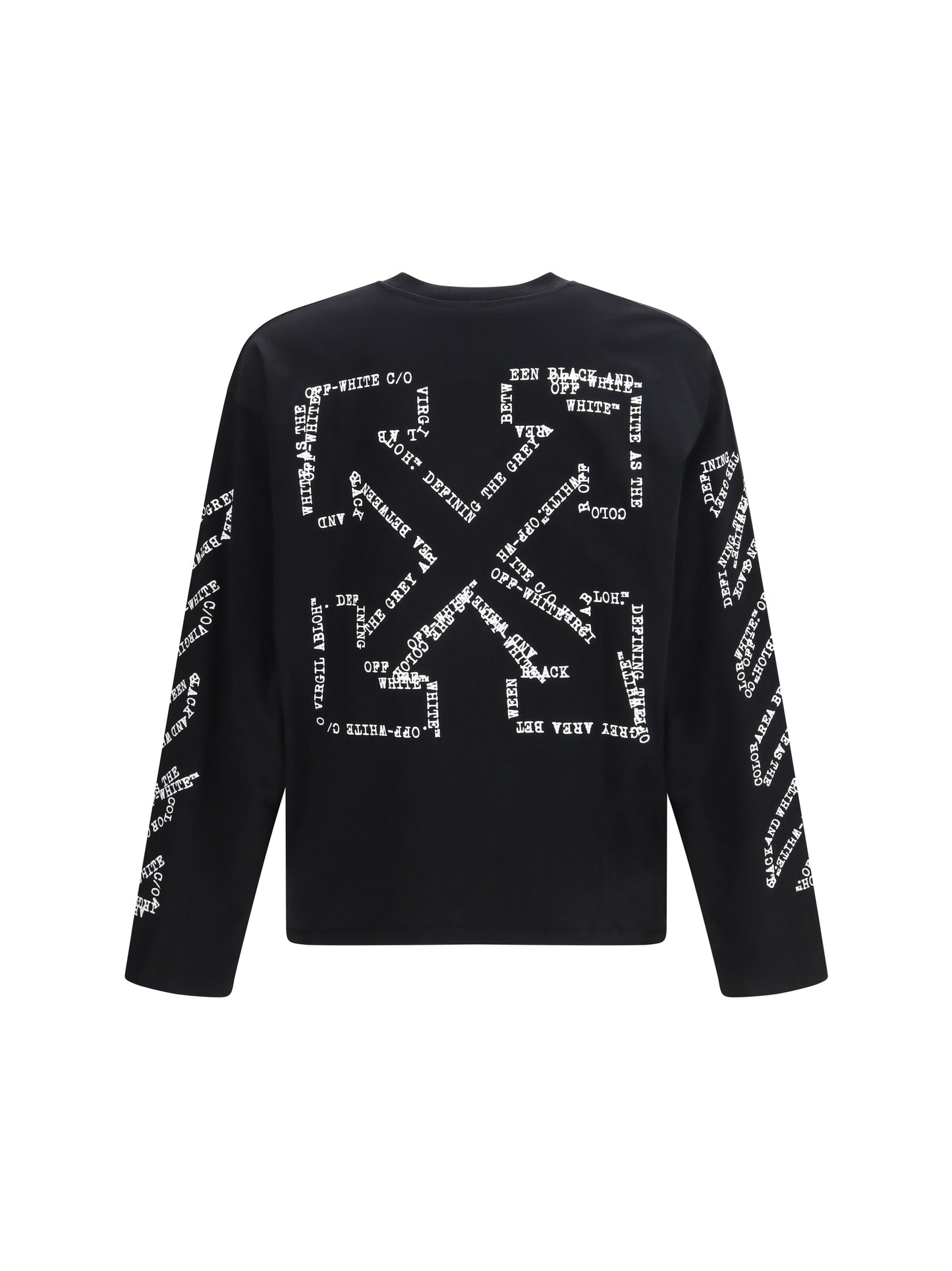Off-White Men Patterned Long-Sleeve T-Shirt OFF-WHITE