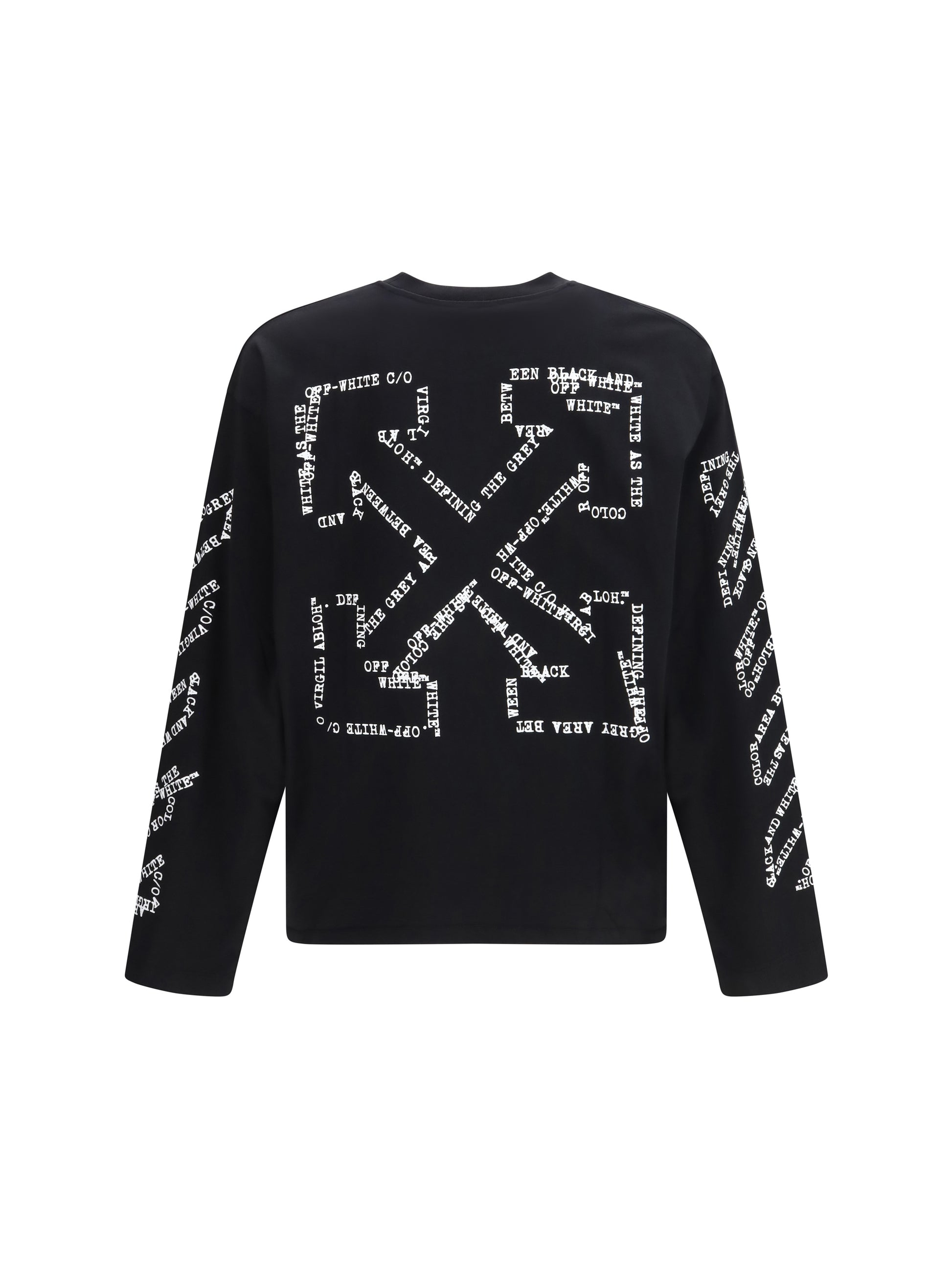 Off-White Men Patterned Long-Sleeve T-Shirt OFF-WHITE