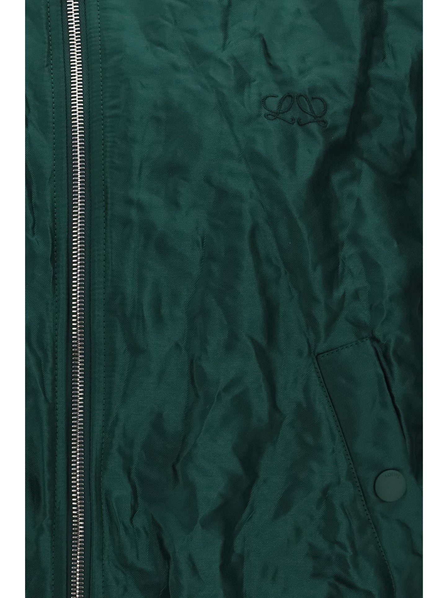 Loewe Women Technical Fabric Bomber Jacket LOEWE