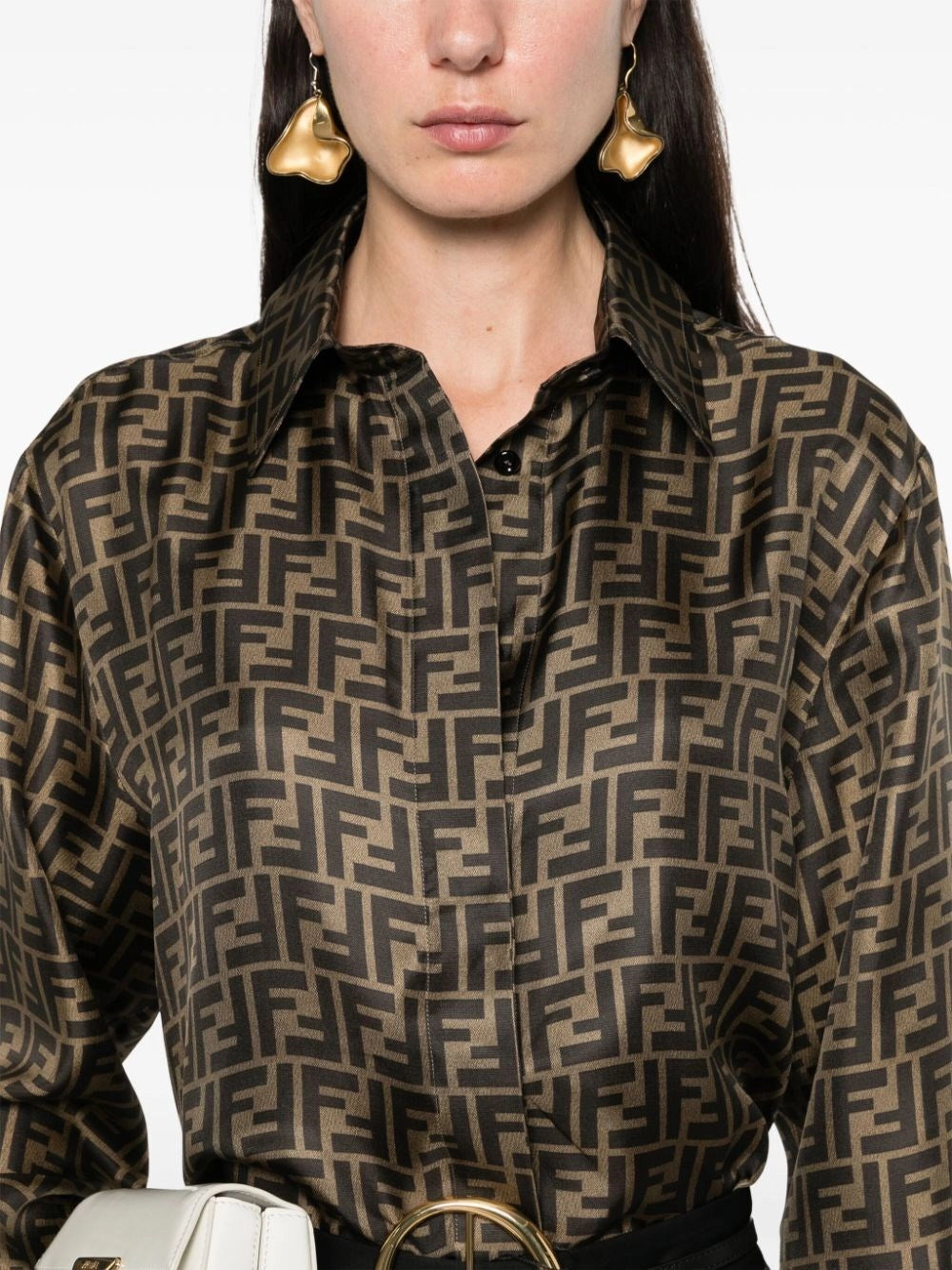 Fendi Women `Ff` Shirt