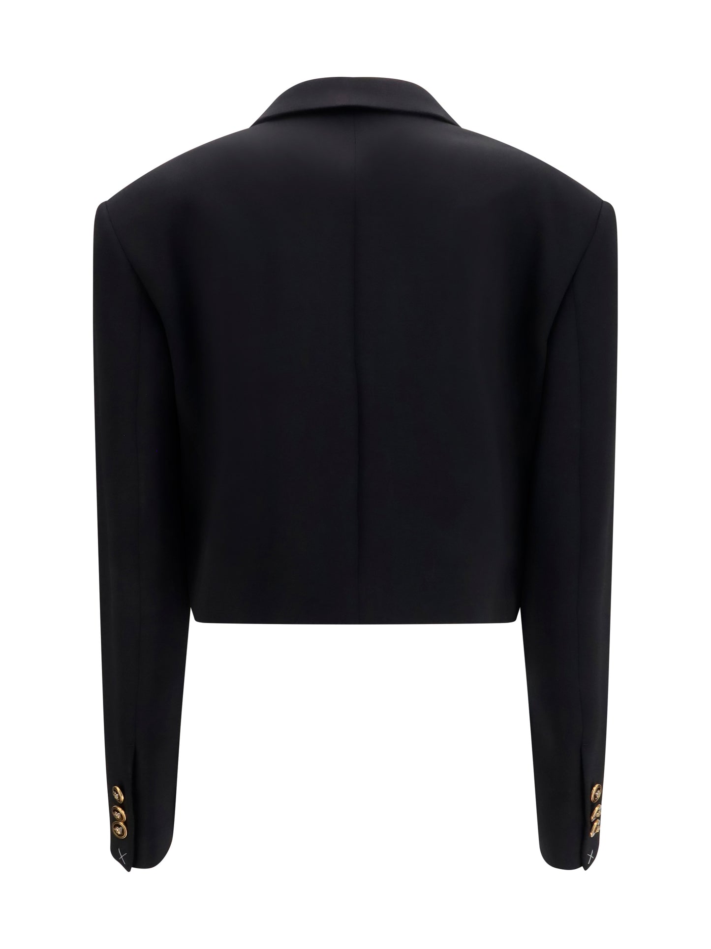 Versace Women Cropped Wool Blazer VERSACE