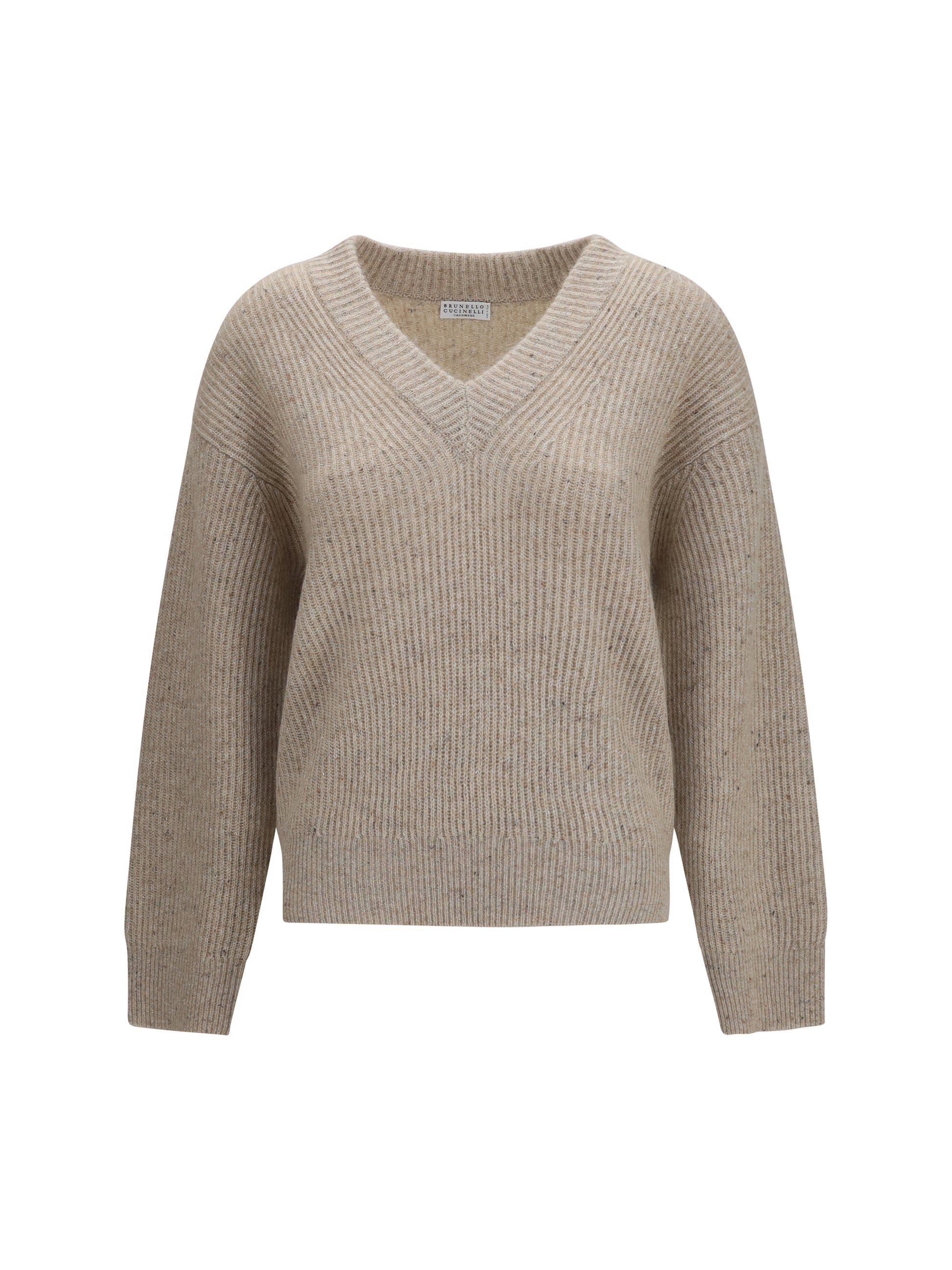 Brunello Cucinelli Women Cashmere And Mohair V-Neck Sweater BRUNELLO CUCINELLI