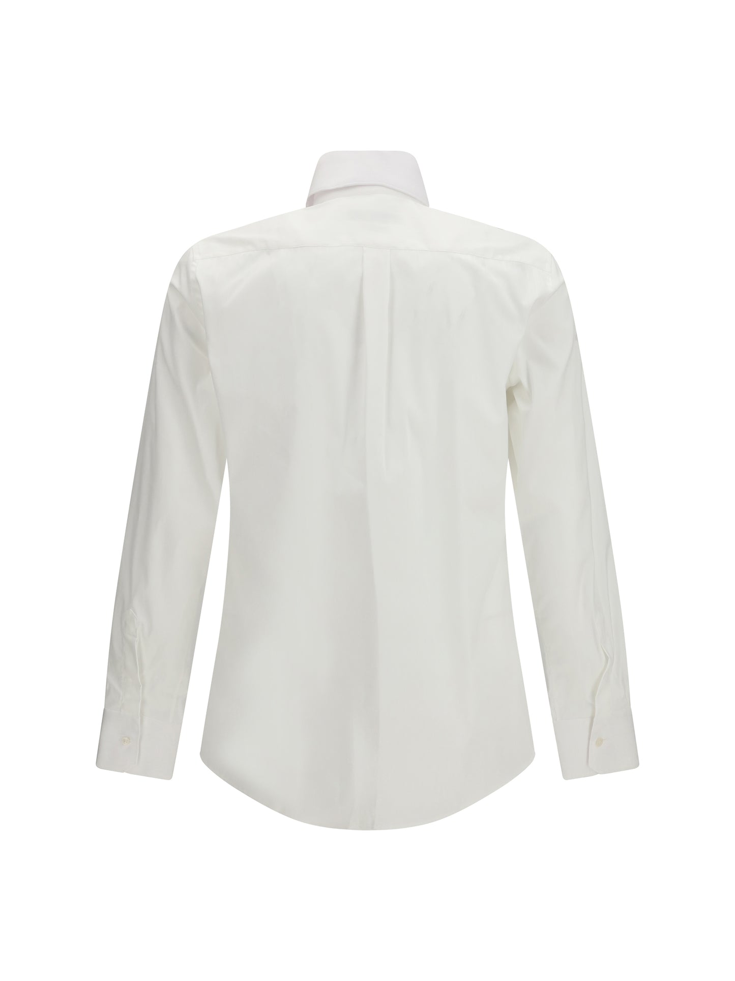 Dolce & Gabbana Men Striped Flannel Shirt In Alpaca-Blend DOLCE & GABBANA