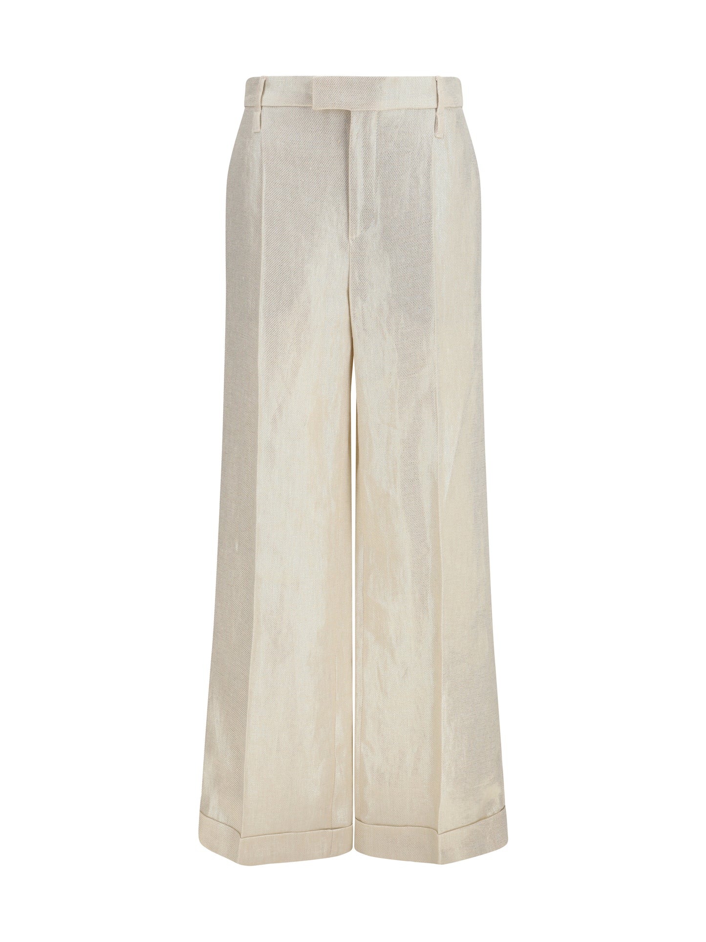 Brunello Cucinelli Women Linen Tailored Pants