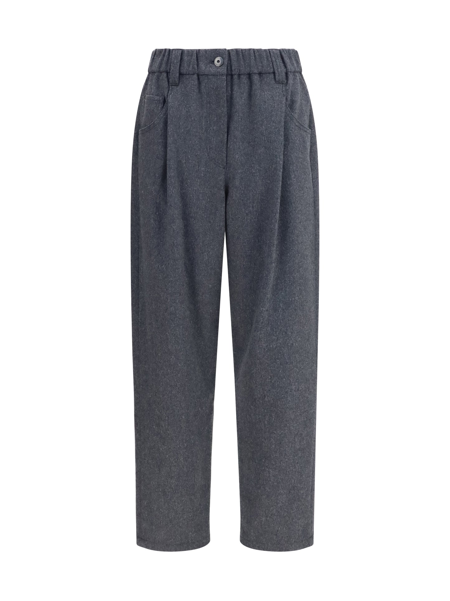 Brunello Cucinelli Women Stretch Wool Pants BRUNELLO CUCINELLI
