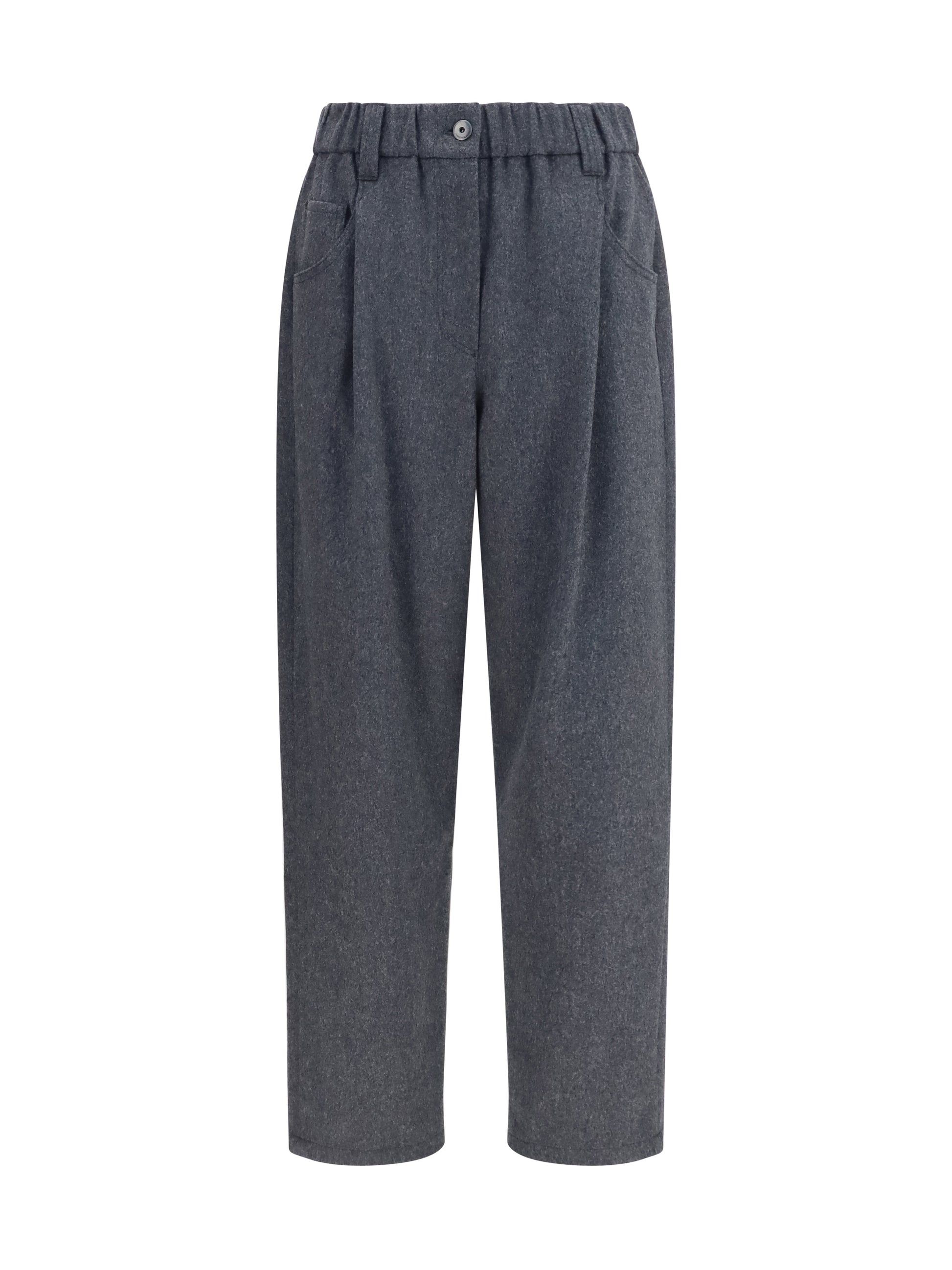 Brunello Cucinelli Women Stretch Wool Pants BRUNELLO CUCINELLI