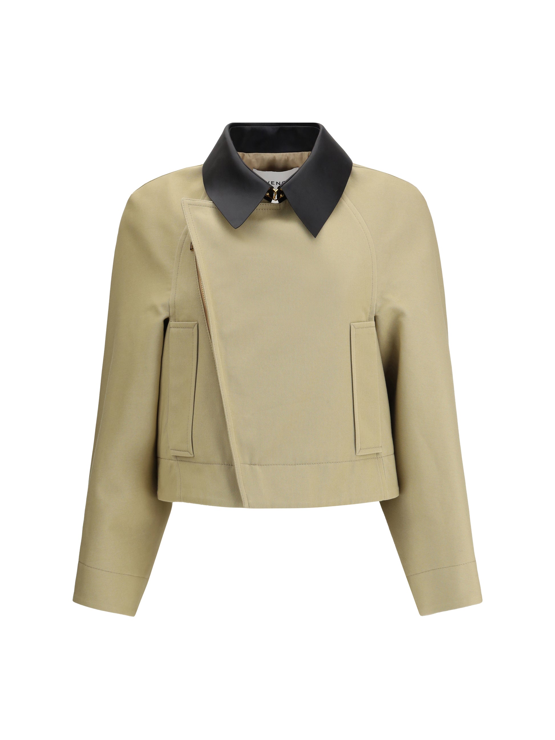 Givenchy Women Cropped Cotton And Wool Caban GIVENCHY