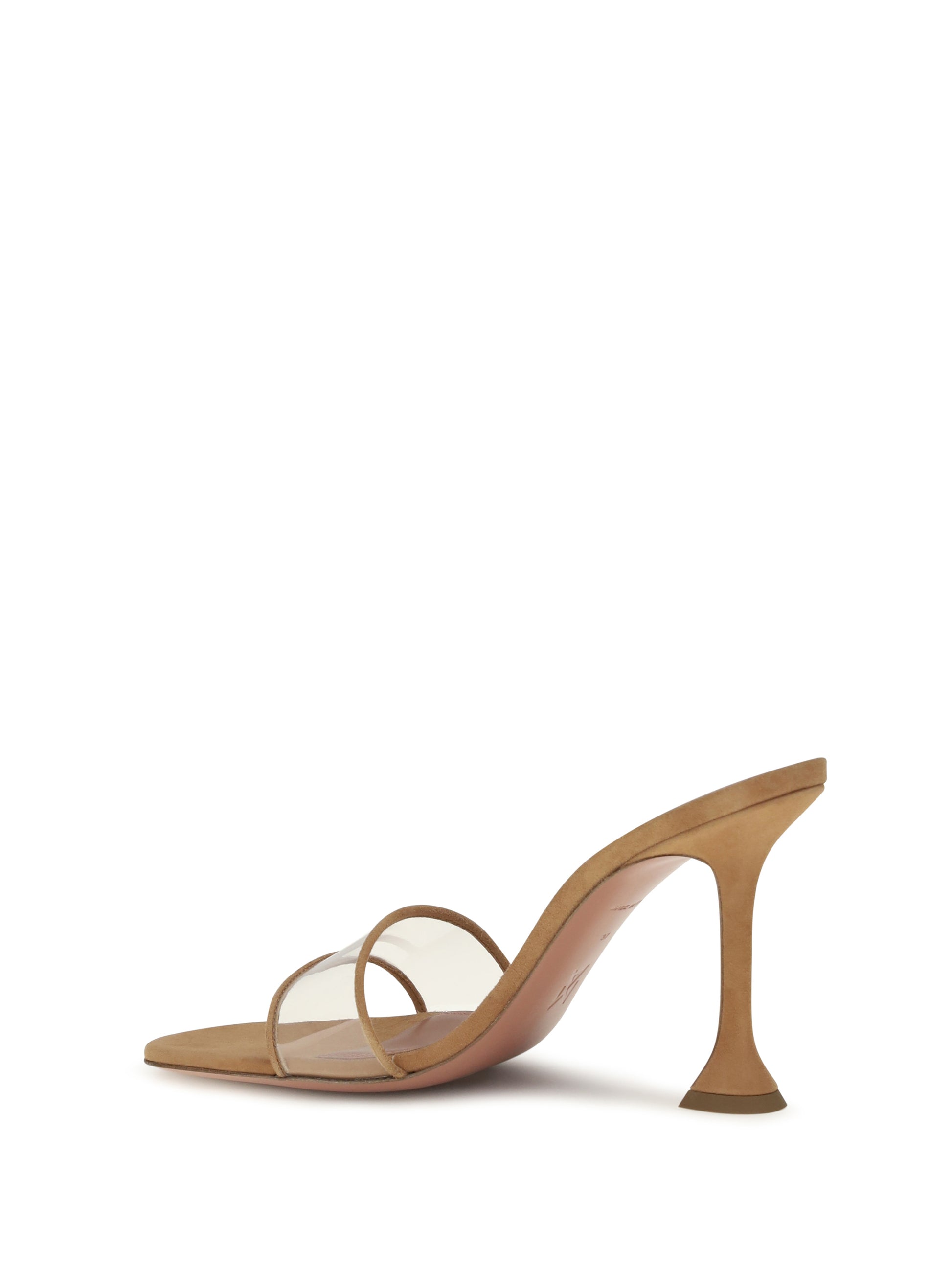 Amina Muaddi Women Andreea Glass Mule Sandals AMINA MUADDI