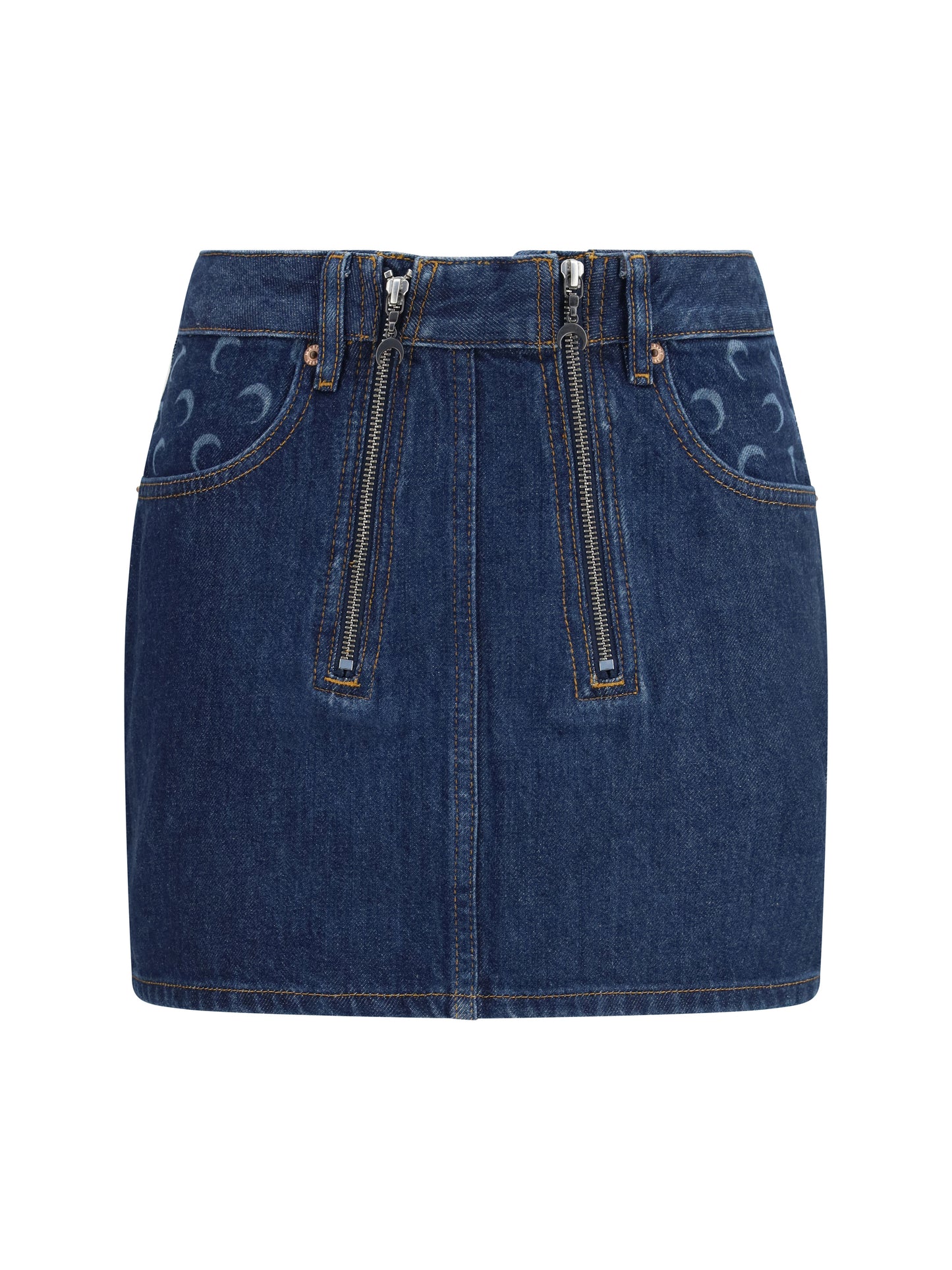 Marine Serre Women Zipped Mini Skirt MARINE SERRE