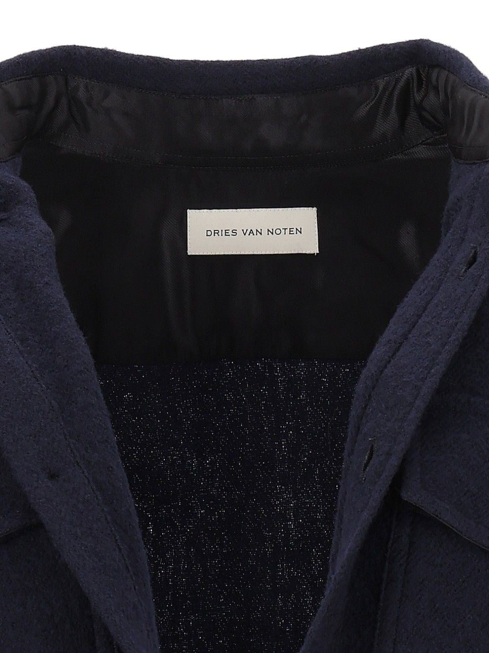 Dries Van Noten Men Wool Shirt Jacket DRIES VAN NOTEN