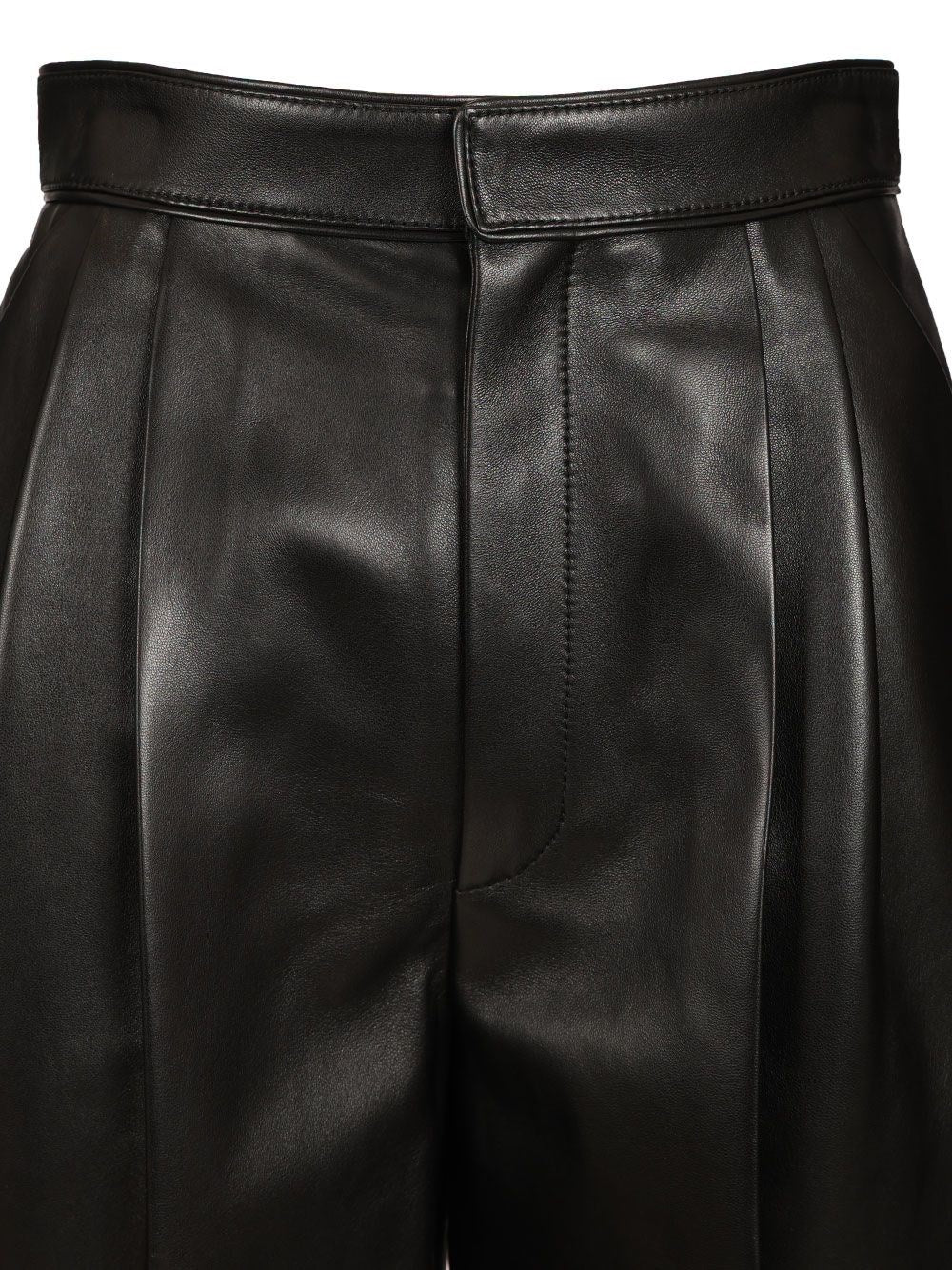 Bottega Veneta Women Shiny Leather Trousers BOTTEGA VENETA
