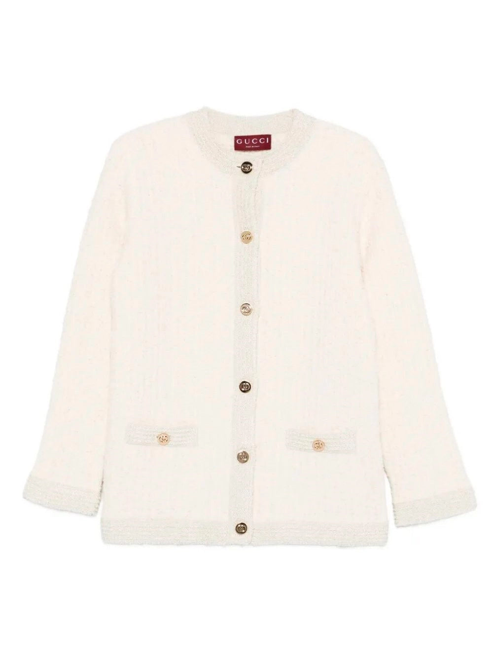 Gucci Women Long Sleeve Crew-Neck Cardigan GUCCI