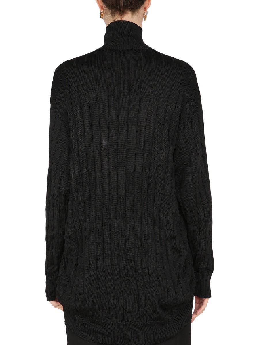 Balenciaga Women Oversized Turtleneck Pullover BALENCIAGA