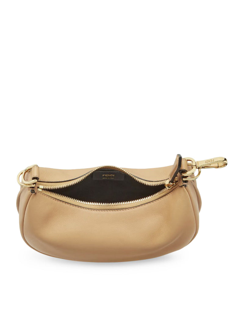 Fendi Women Fendigraphy Mini In Honey Leather FENDI