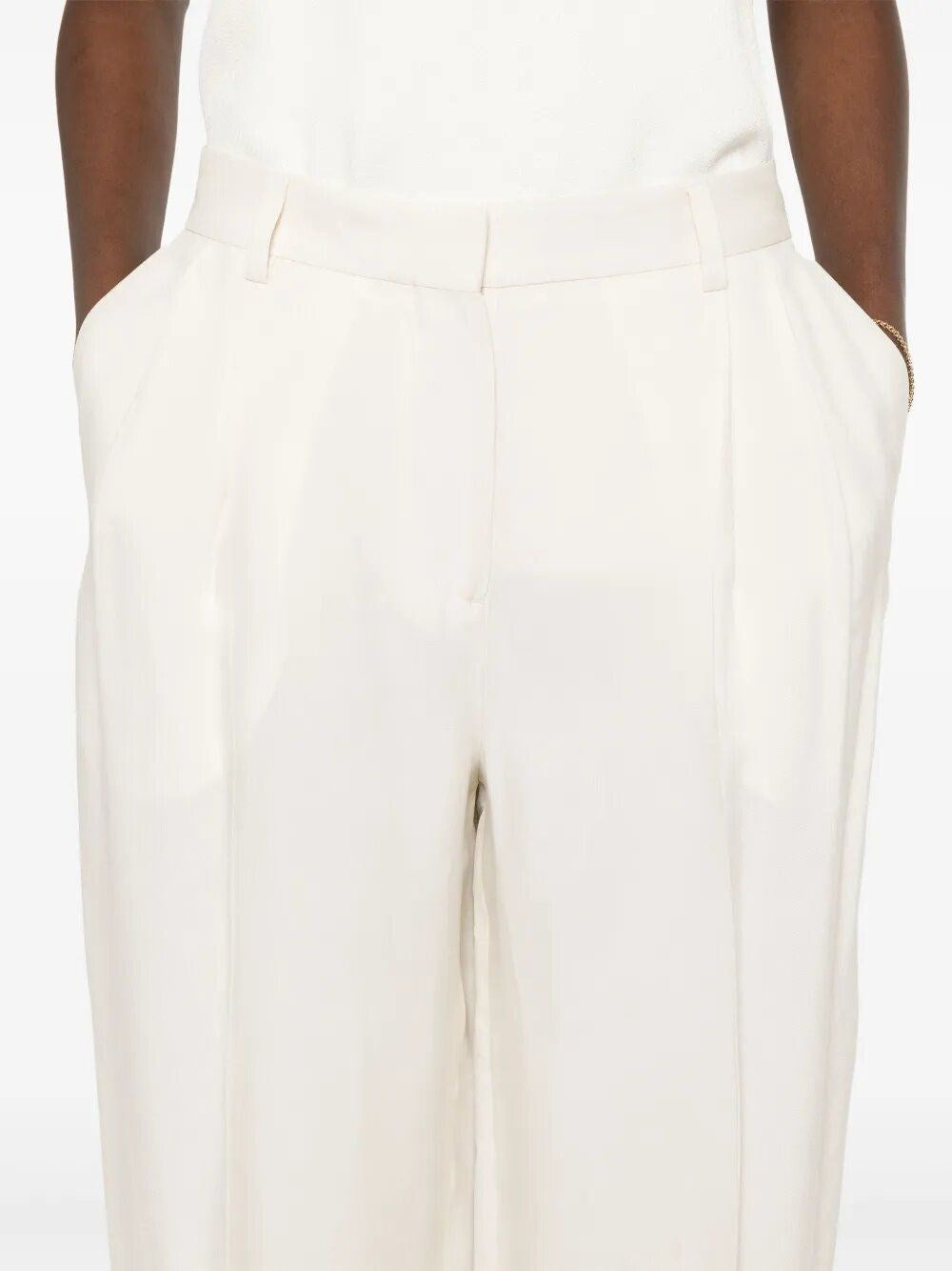 Toteme Women Double-Pleat Straight Trousers TOTEME
