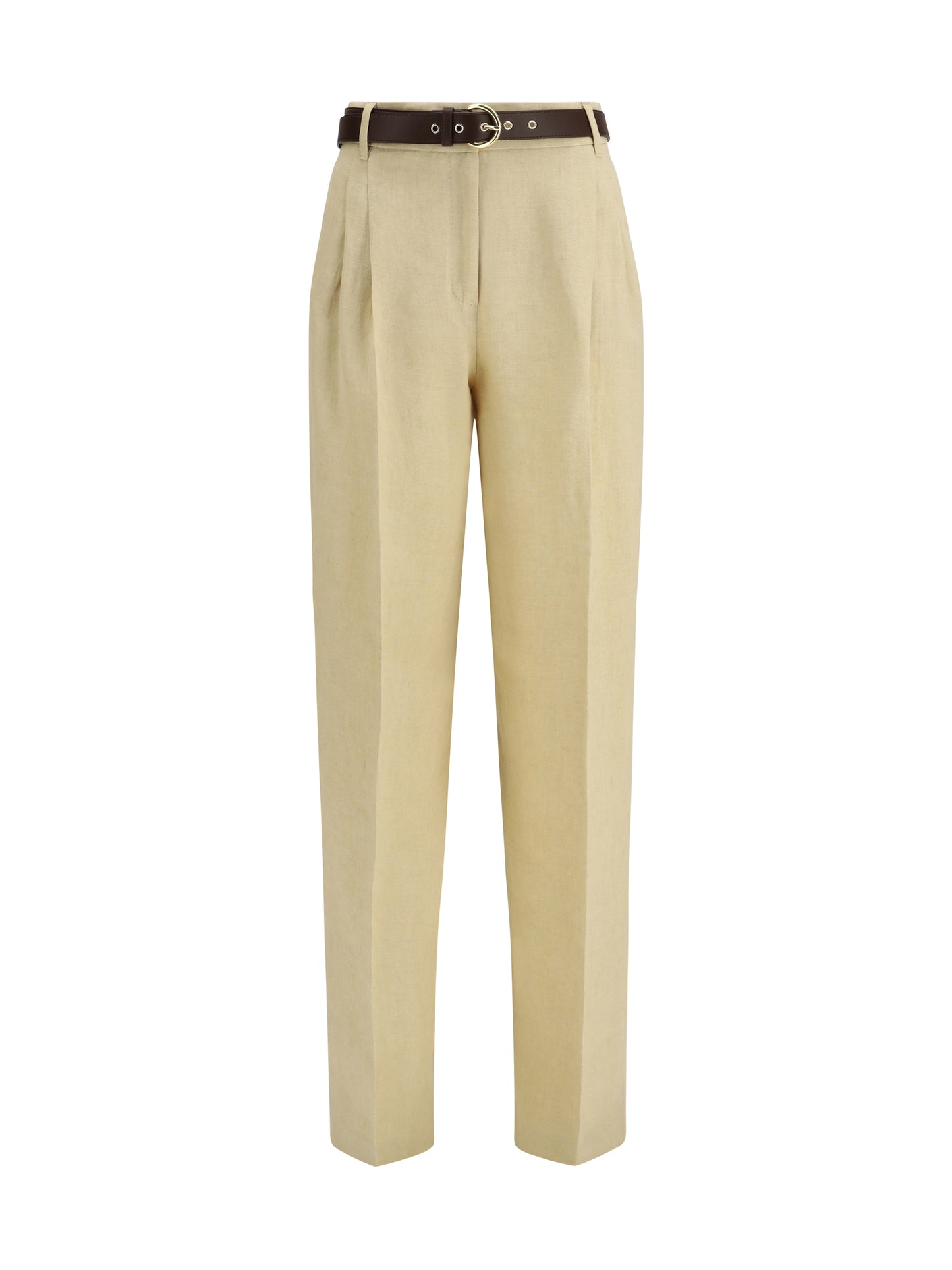 Max Mara Studio Women Mstsumero Pants In Linen Batavia MAX MARA STUDIO