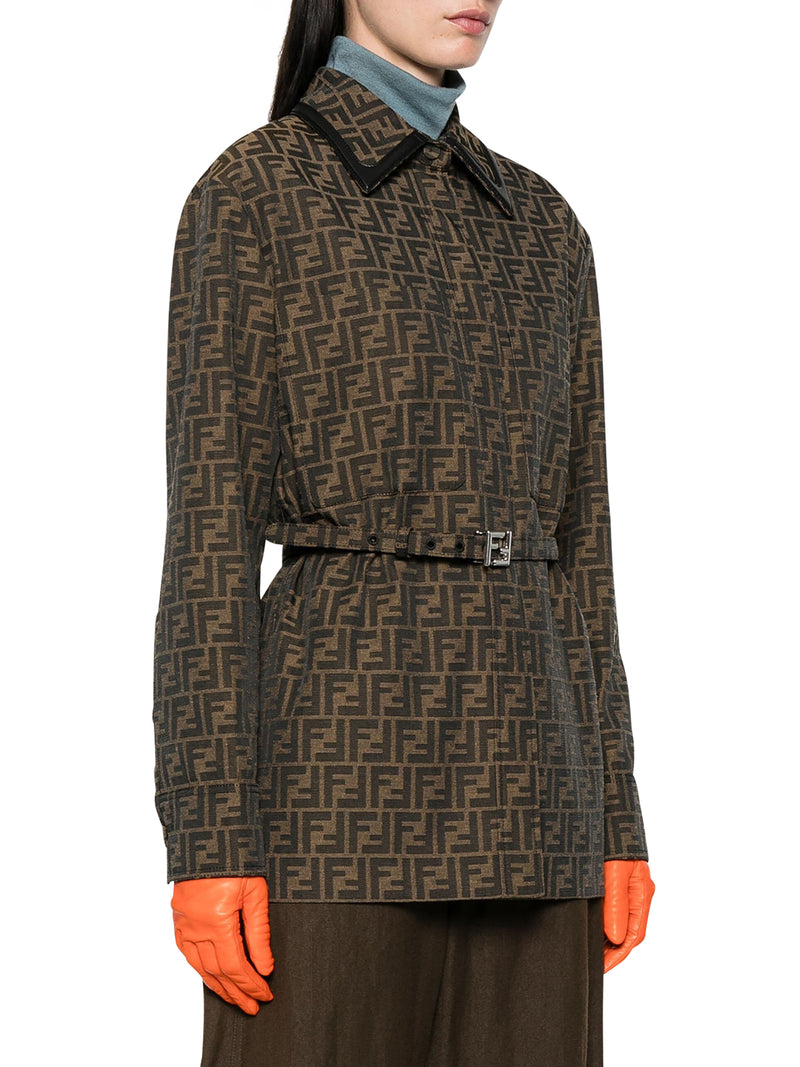 Fendi Women Jacket Ff Canvas FENDI