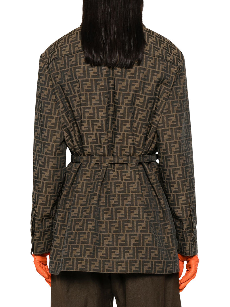 Fendi Women Jacket Ff Canvas FENDI