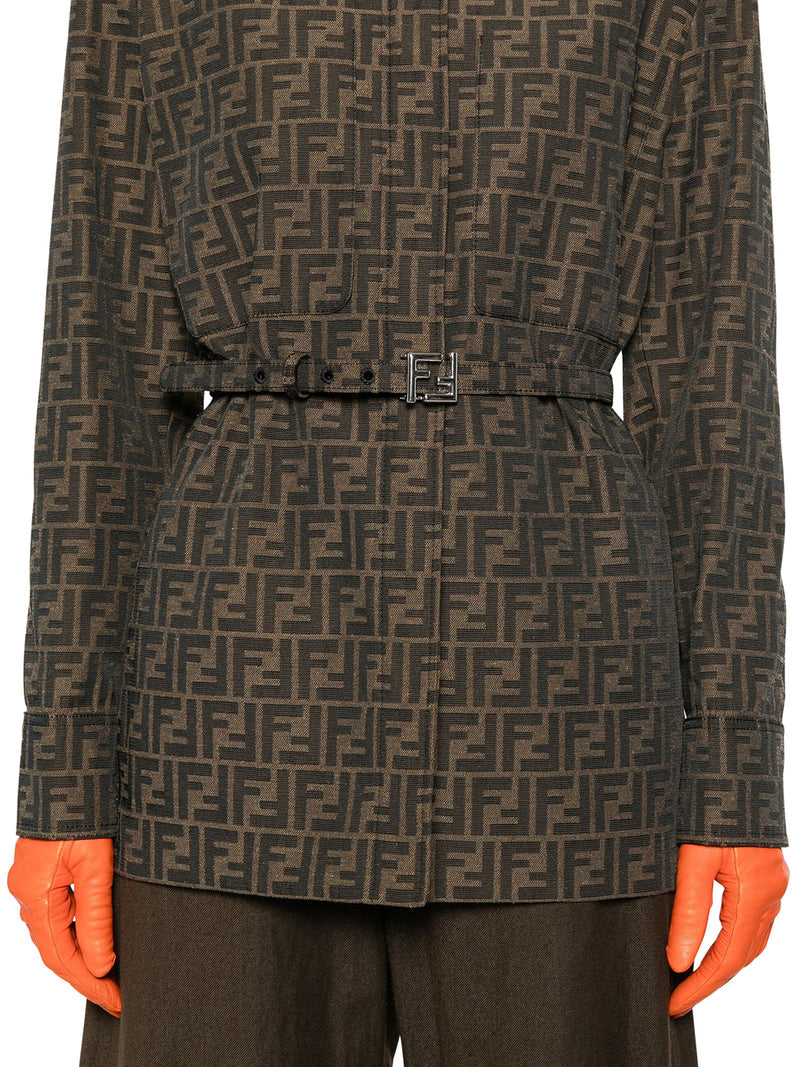 Fendi Women Jacket Ff Canvas FENDI