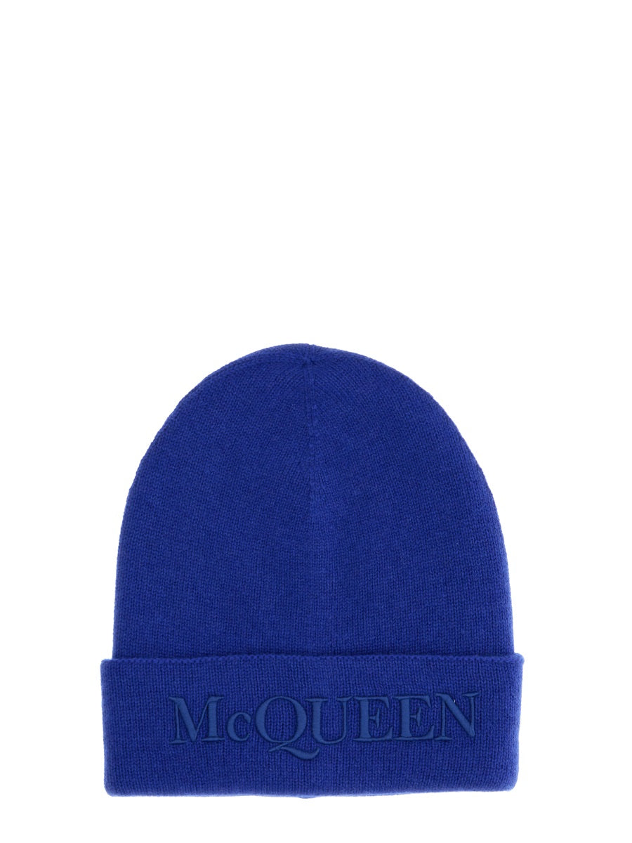 Alexander Mcqueen Men Hat With Logo ALEXANDER MCQUEEN