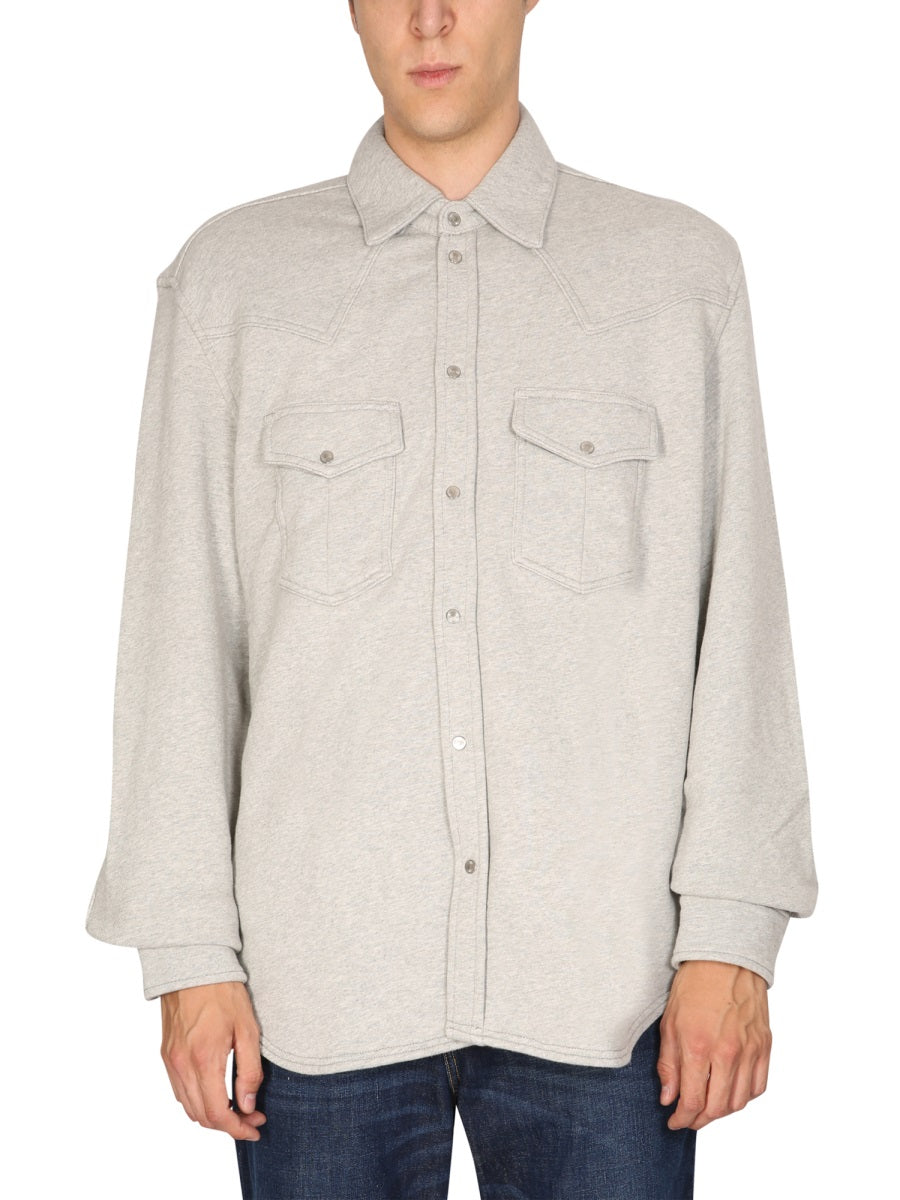Diesel Men Cotton Shirt DIESEL