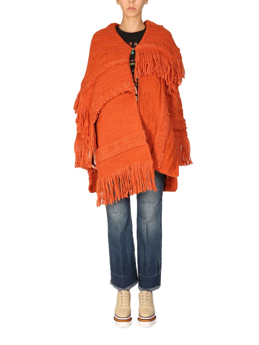 Stella Mccartney Women Knitted Textured Coat STELLA MCCARTNEY