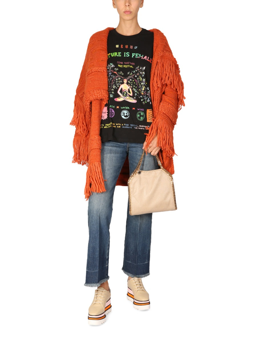 Stella Mccartney Women Knitted Textured Coat STELLA MCCARTNEY