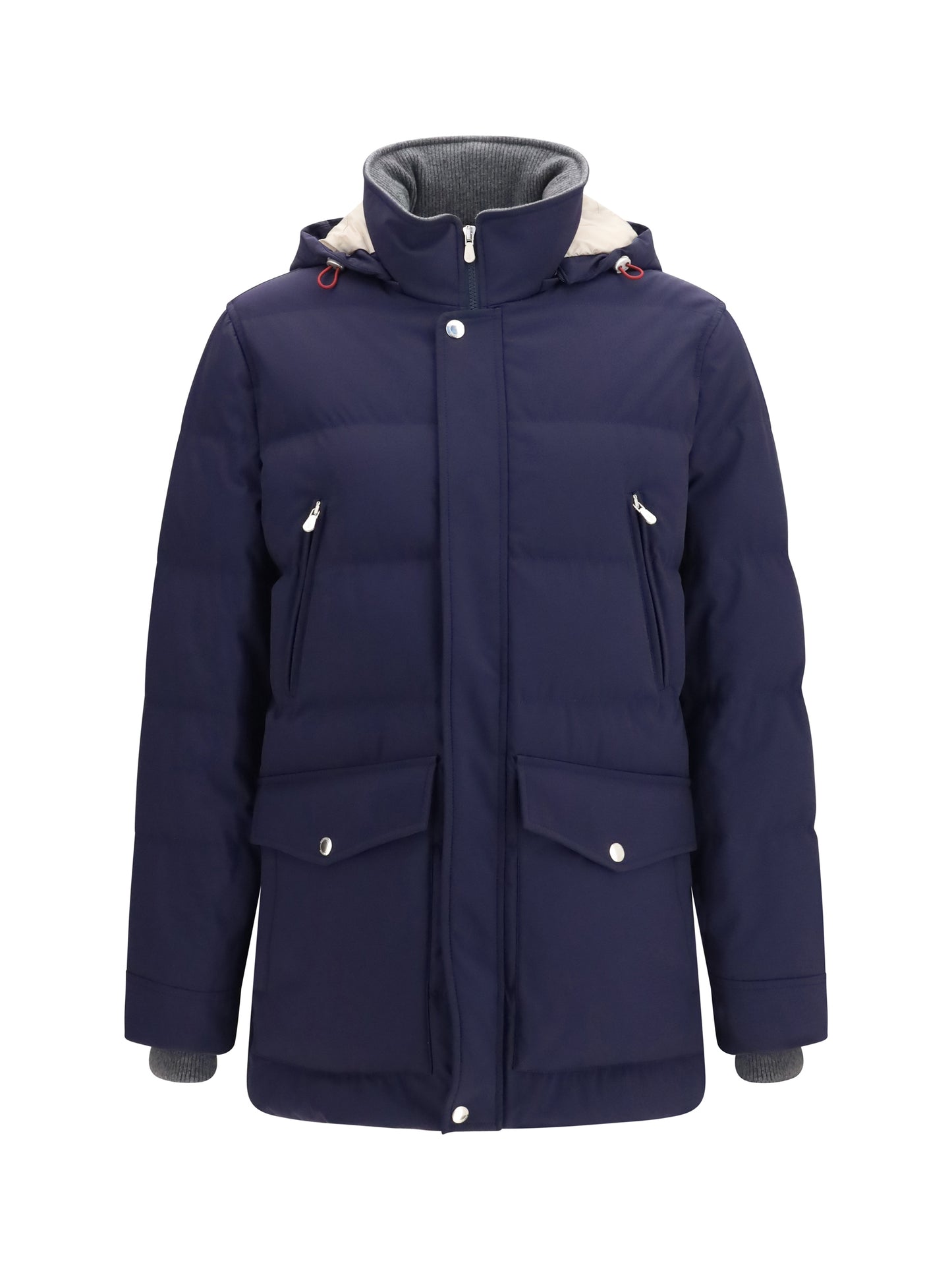 Brunello Cucinelli Men Nylon Hooded Jacket BRUNELLO CUCINELLI