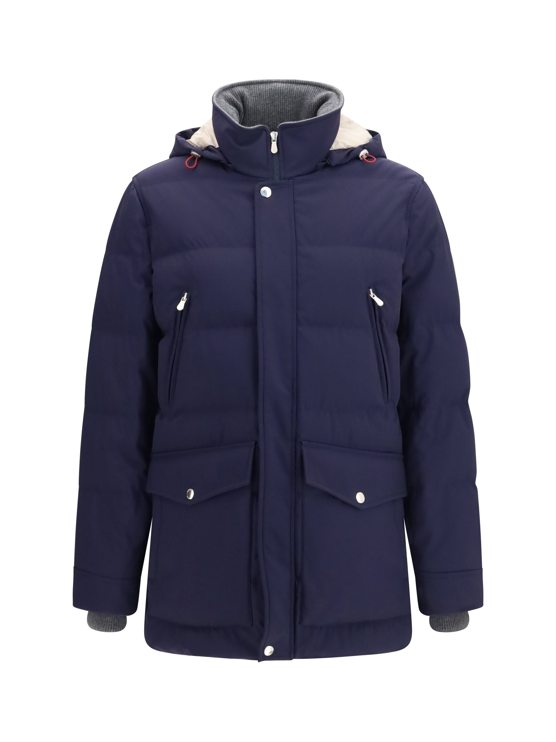 Brunello Cucinelli Men Nylon Hooded Jacket BRUNELLO CUCINELLI